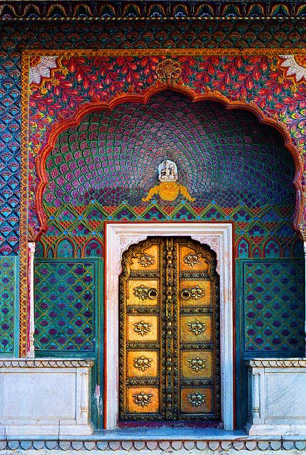 traditional indian door architecture