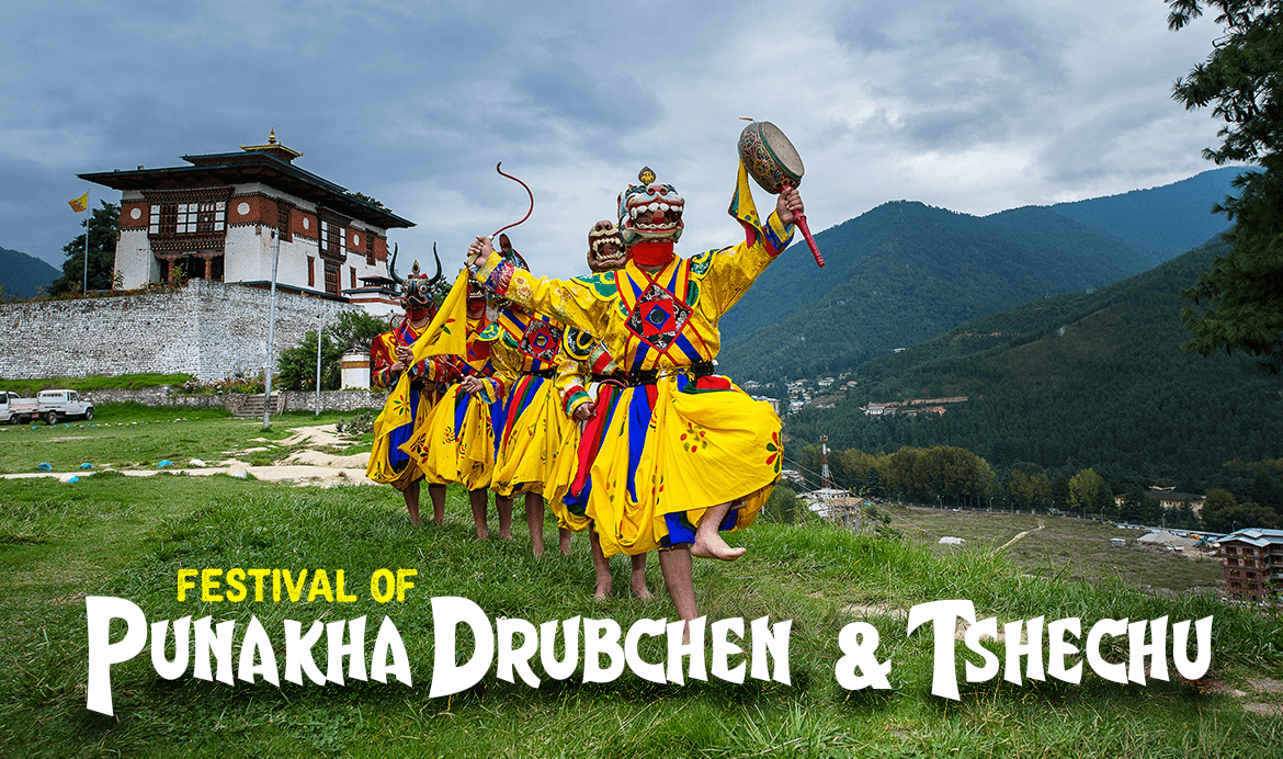 Punakha Tschechu and Drubchen - Bhutan Festival