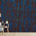 blue and brown texture wall
