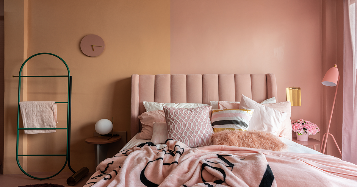 two colour combinations for bedroom walls