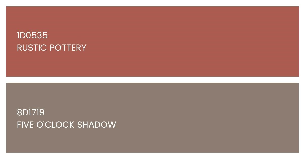 Hex Colour Codes for Shades of Red and Brown