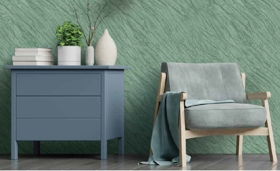 Frost designer wall texture for festive look