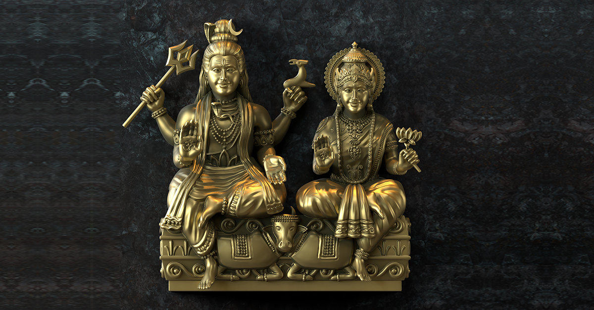 Modern Decor Ideas: Wall hangings OF Lord Shiva and Goddess Parvati