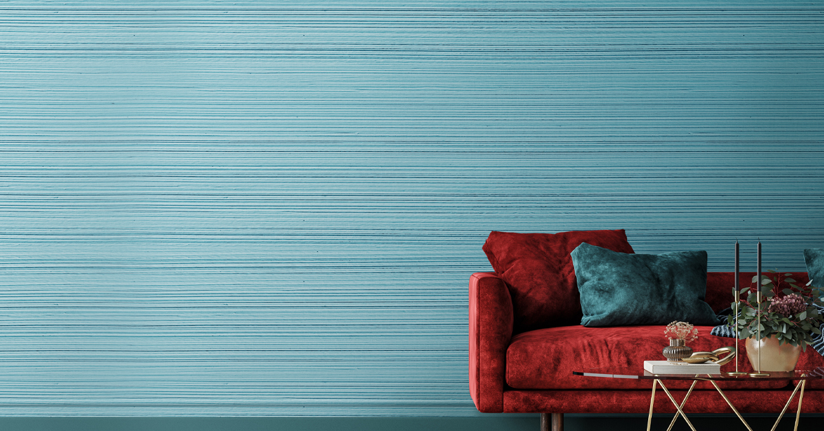 Textured wall paint effects like Denim