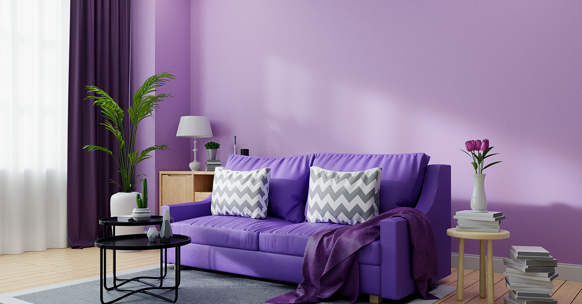Light Purple shade for living room