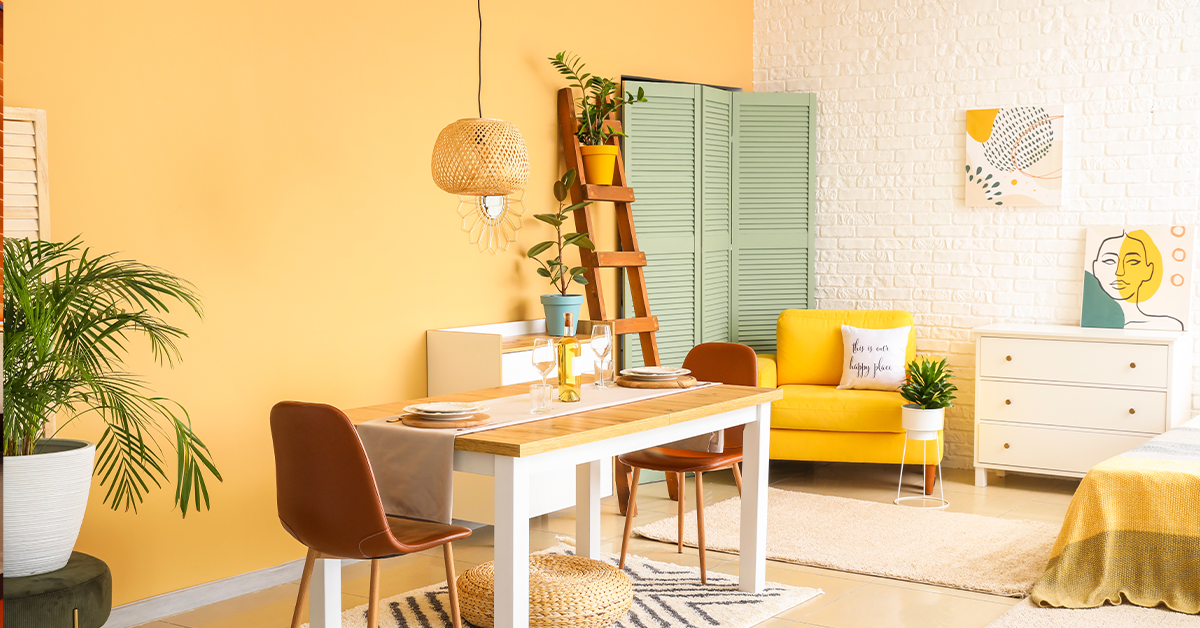 25 Bold Yellow Accent Walls For A Shiny Touch - DigsDigs