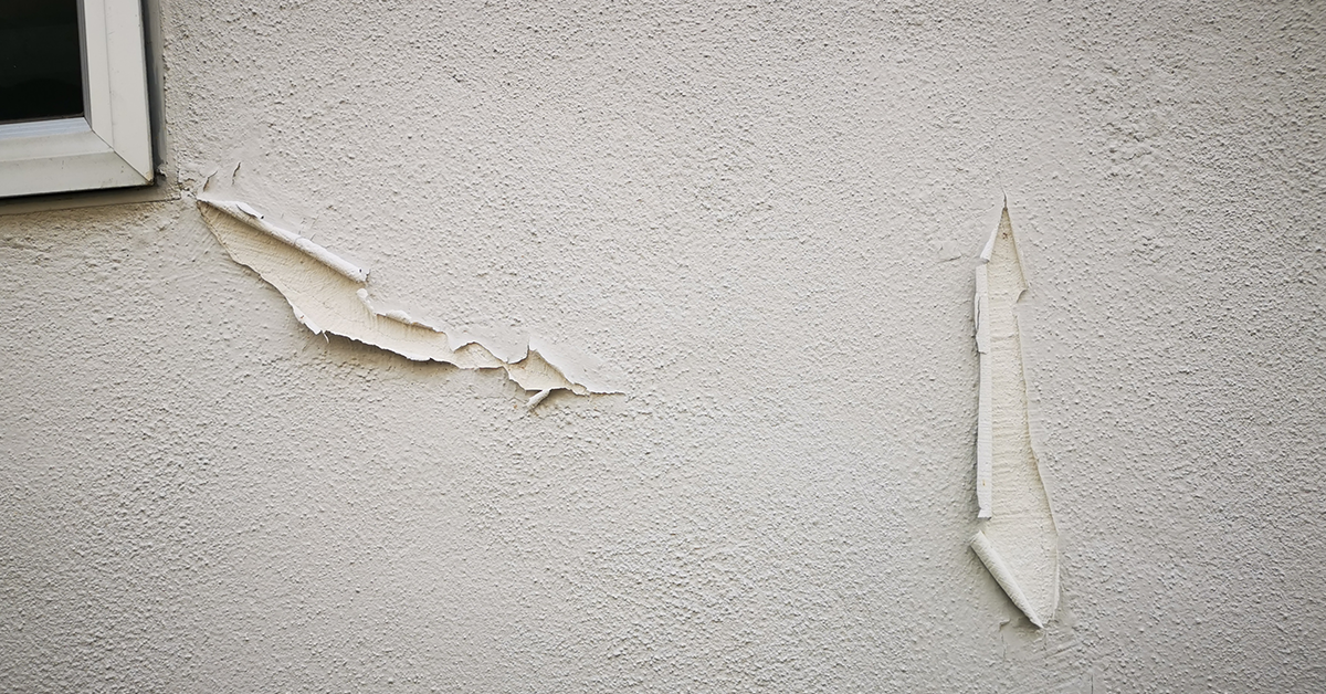 Common exterior wall paint problems