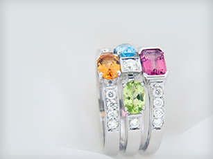colourful diamond ring