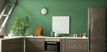 green wall paint image