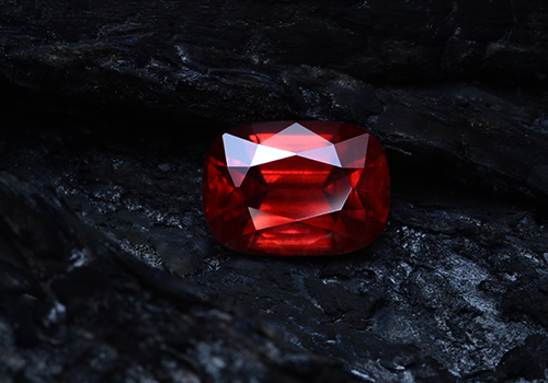 Dark And Bright red Stone