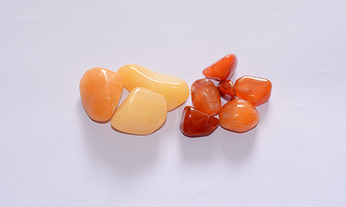 orange stones