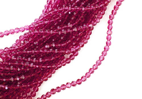 Pink colour beads