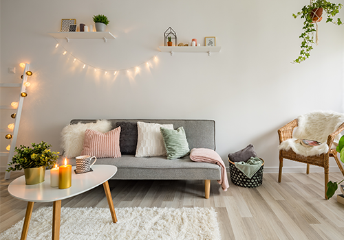 Gray Designer Living Room