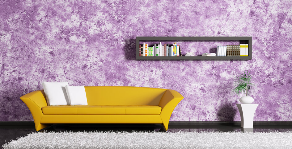 Violet Colour Design Ideas For Interior Wall Paint Berger