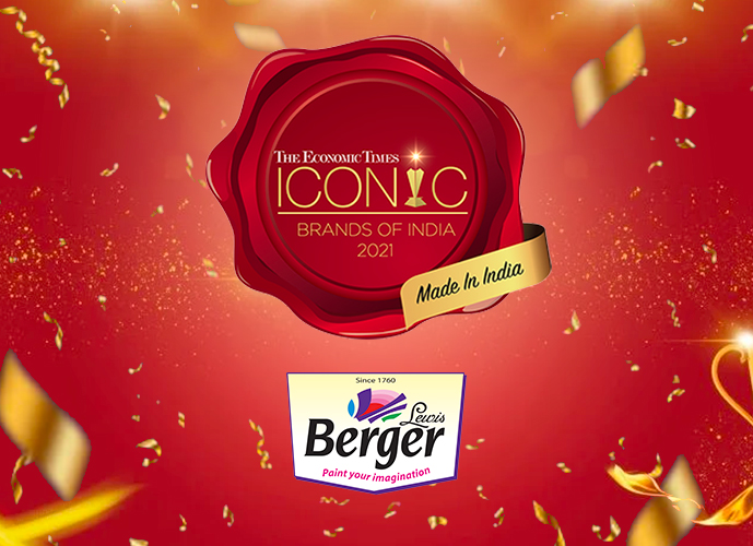 Berger Paints India recognised by Economics Times as on of the iconic brands of India
